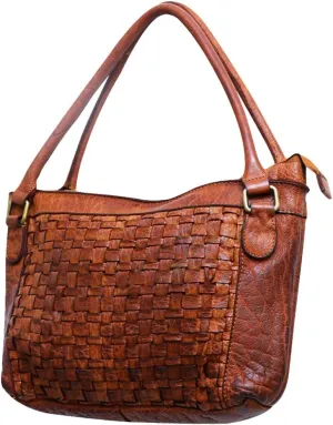 Nmbgm117A Tote Vintage Handmade Genuine Cowhide Leather Women Bag Western Handbag Purse