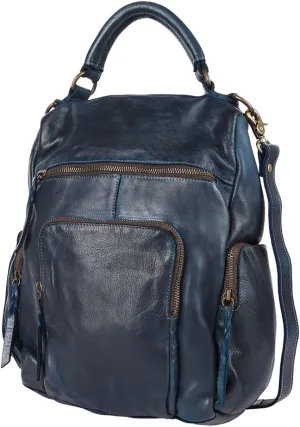 Nmbgm156C Backpack Vintage Handmade Genuine Cowhide Leather Women Bag Western Handbag Purse