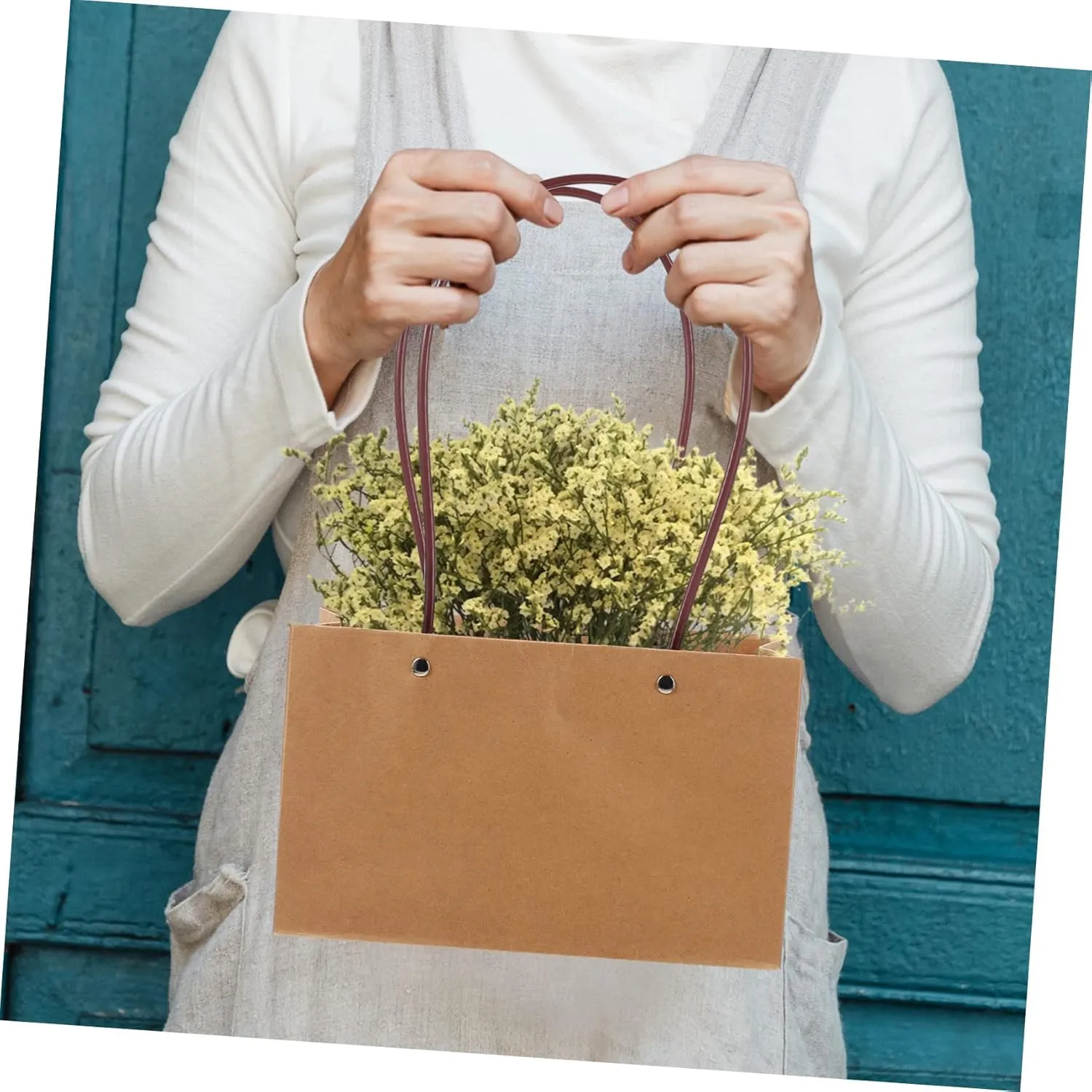 NOLITOY 2sets Flower Accessory Festival Bag Handheld Candy Bag Multi-function Wrapping for Camping Picnics 10pcs*2