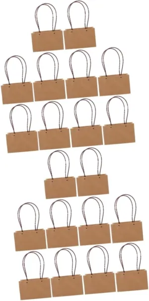 NOLITOY 2sets Flower Accessory Festival Bag Handheld Candy Bag Multi-function Wrapping for Camping Picnics 10pcs*2