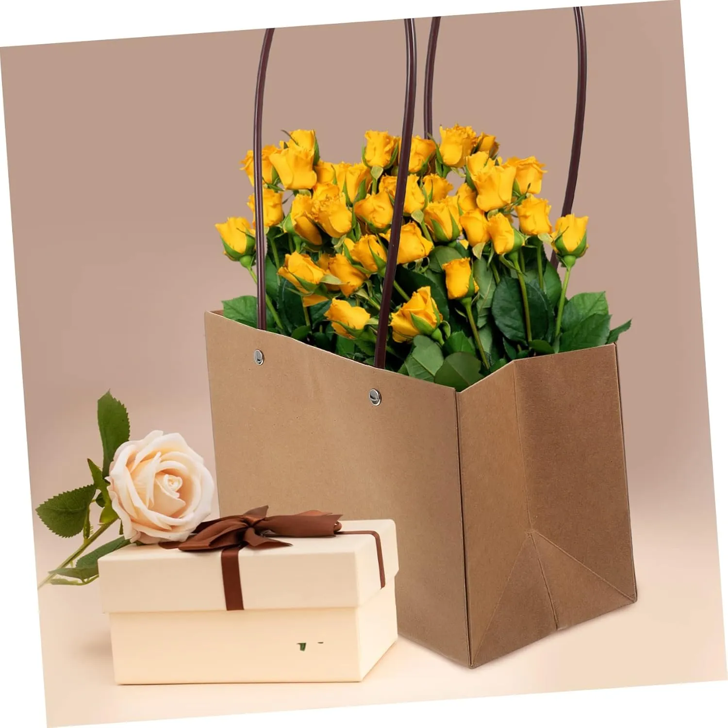 NOLITOY 2sets Flower Accessory Festival Bag Handheld Candy Bag Multi-function Wrapping for Camping Picnics 10pcs*2