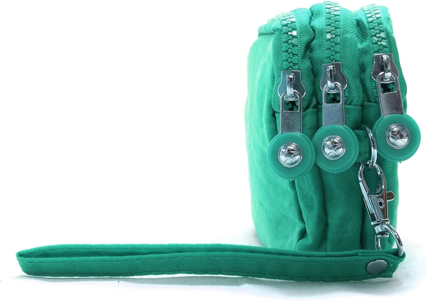 Nupouch Malibu Wristlet Three Zipper Wallet Purse