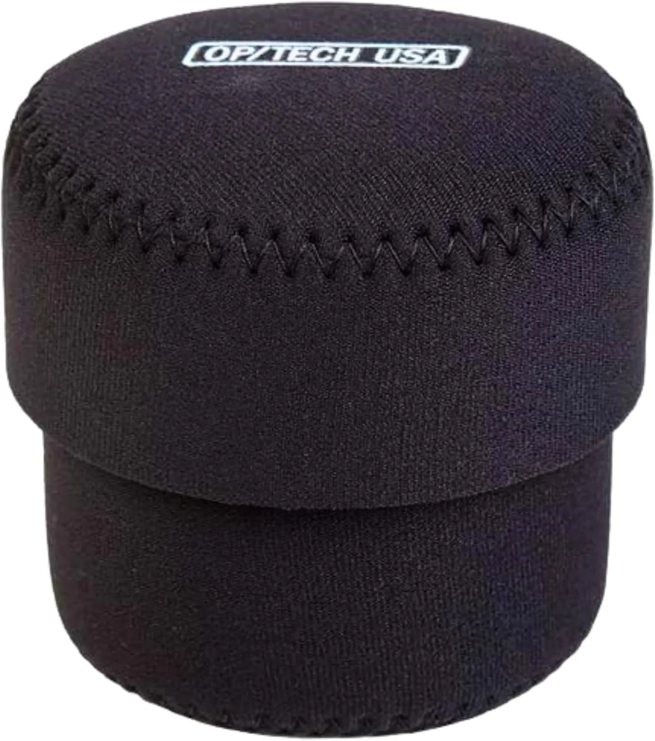 OP/TECH USA 7801052 Fold-Over Neoprene Lens Pouch – Durable Camera Lens Case with No-Lose Lid – 303 (Black)