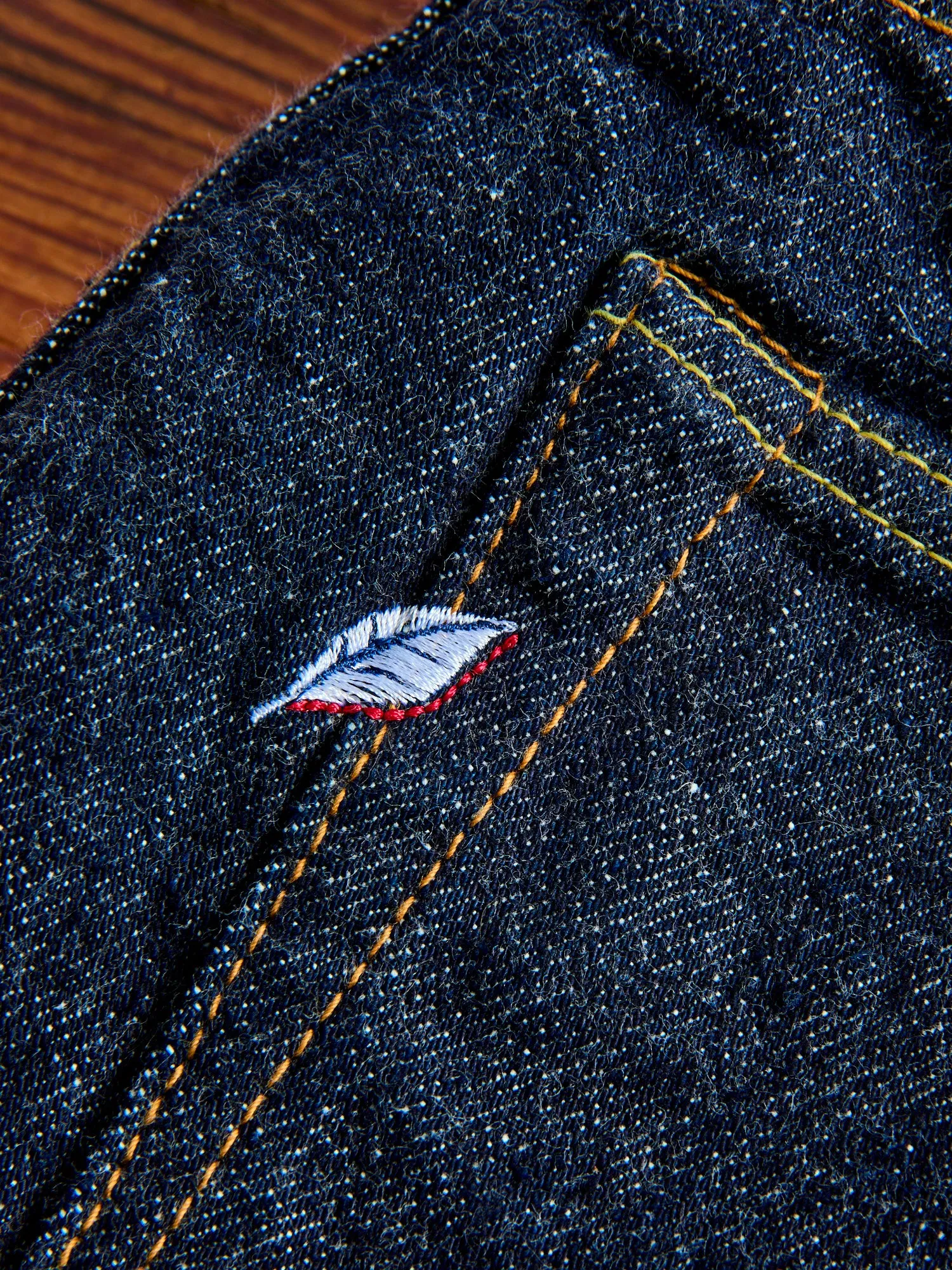 PBE-003 17oz Beige Core Pop-up Selvedge Denim - Regular Straight Fit