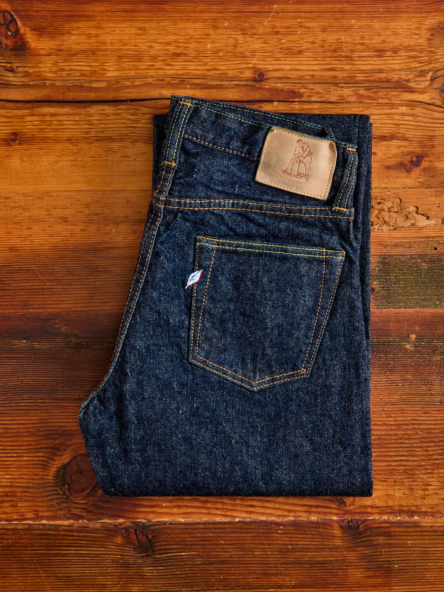PBE-003 17oz Beige Core Pop-up Selvedge Denim - Regular Straight Fit