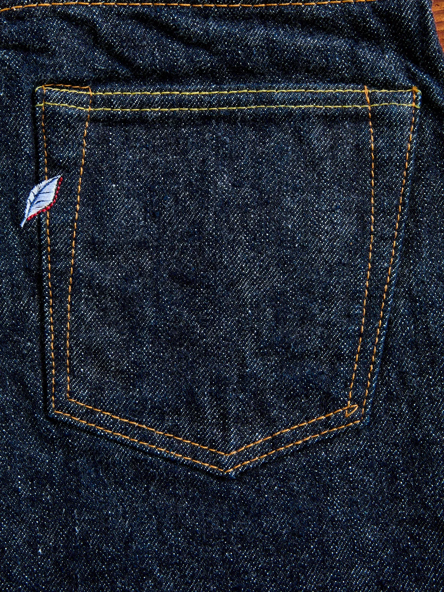 PBE-003 17oz Beige Core Pop-up Selvedge Denim - Regular Straight Fit
