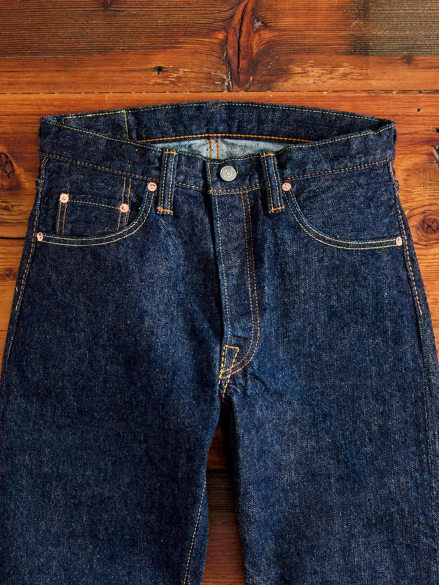 PBE-003 17oz Beige Core Pop-up Selvedge Denim - Regular Straight Fit