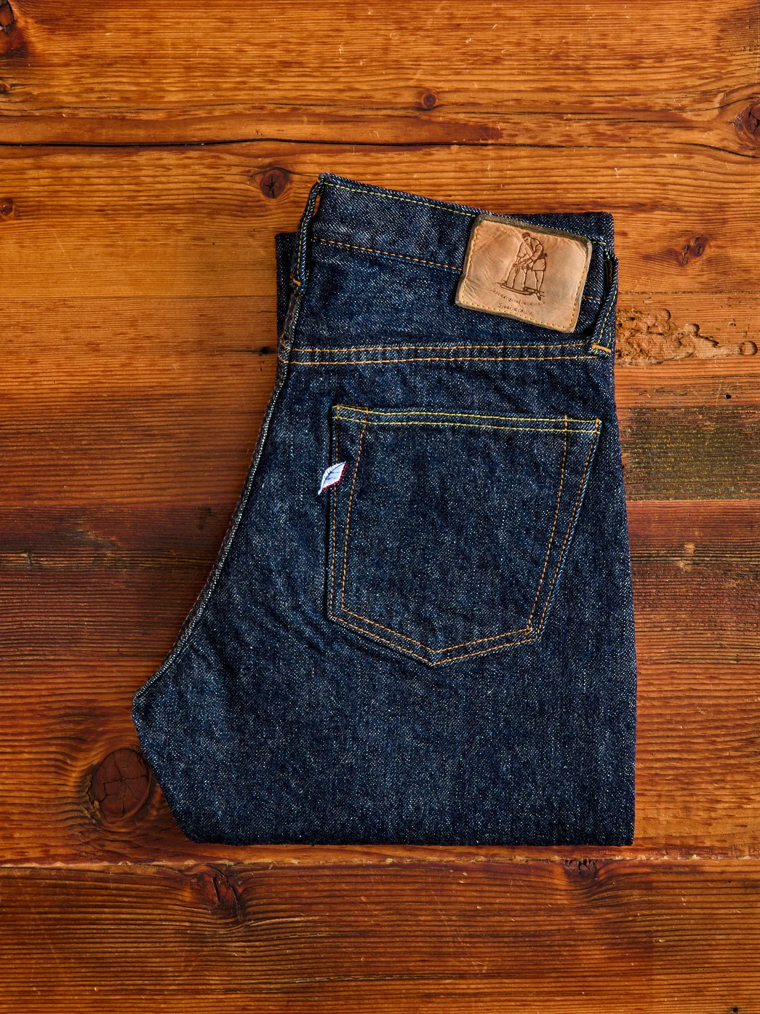 PBE-019 17oz Beige Core Pop-up Selvedge Denim - Relaxed Tapered Fit