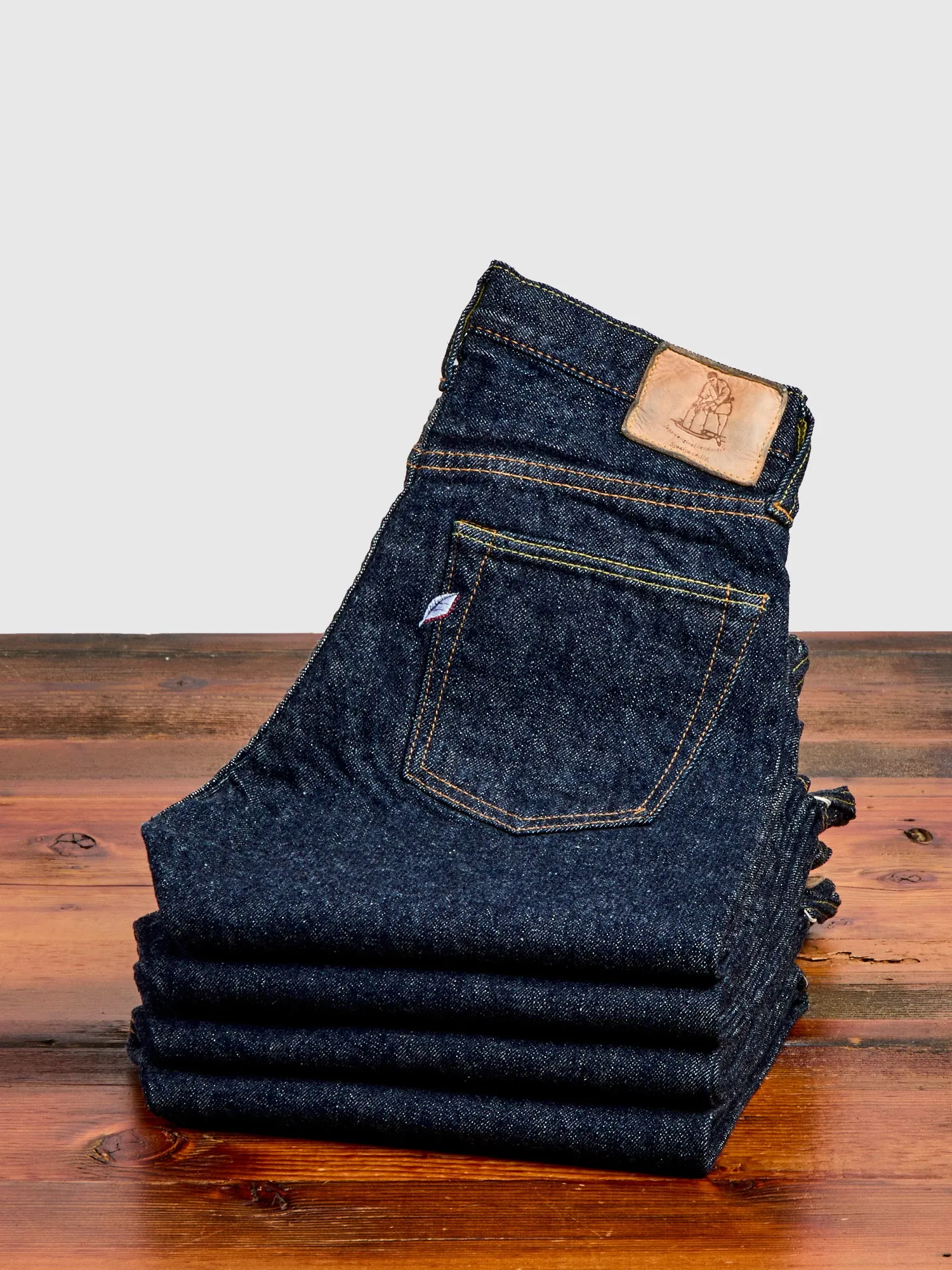 PBE-019 17oz Beige Core Pop-up Selvedge Denim - Relaxed Tapered Fit
