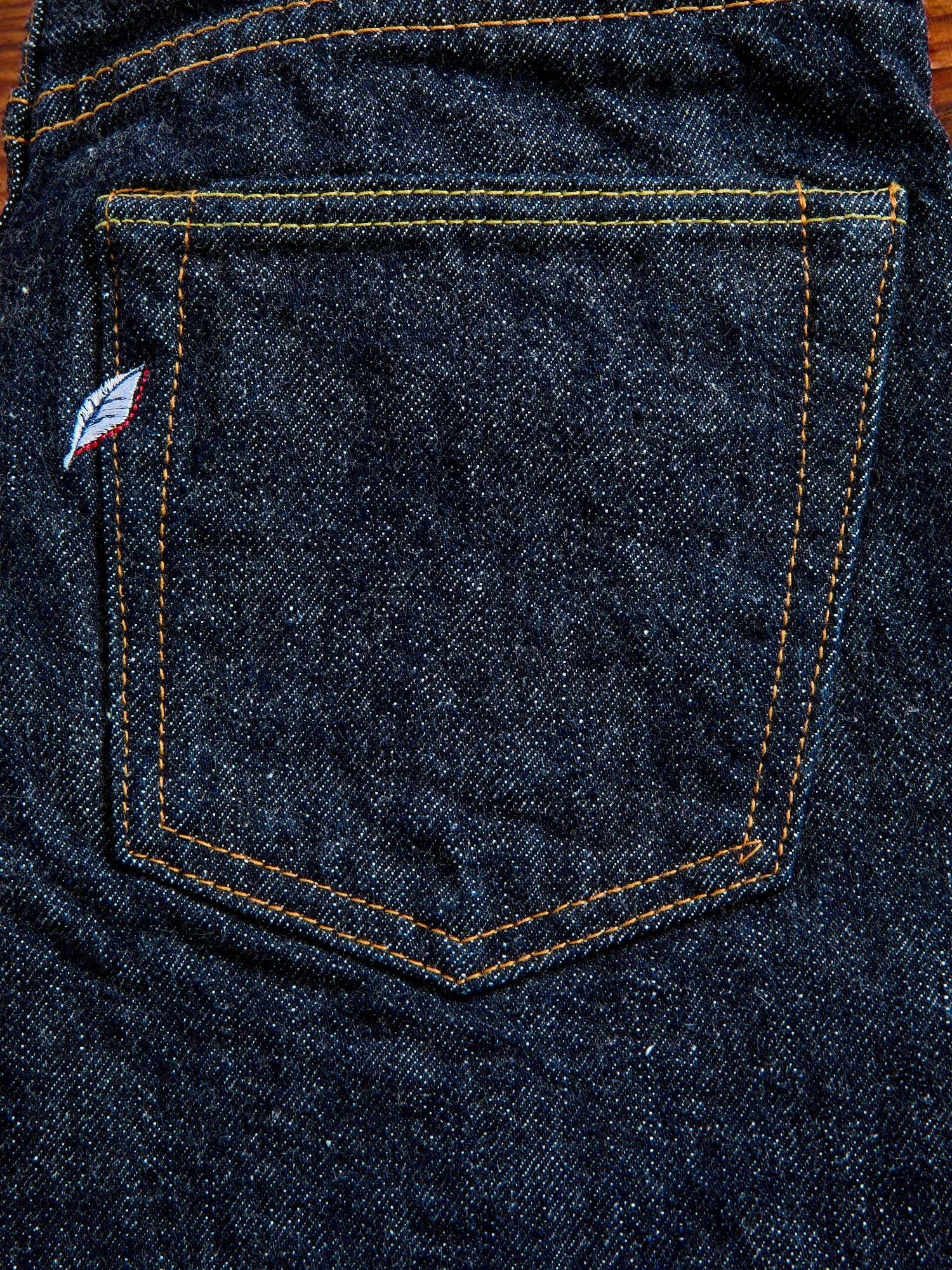 PBE-019 17oz Beige Core Pop-up Selvedge Denim - Relaxed Tapered Fit
