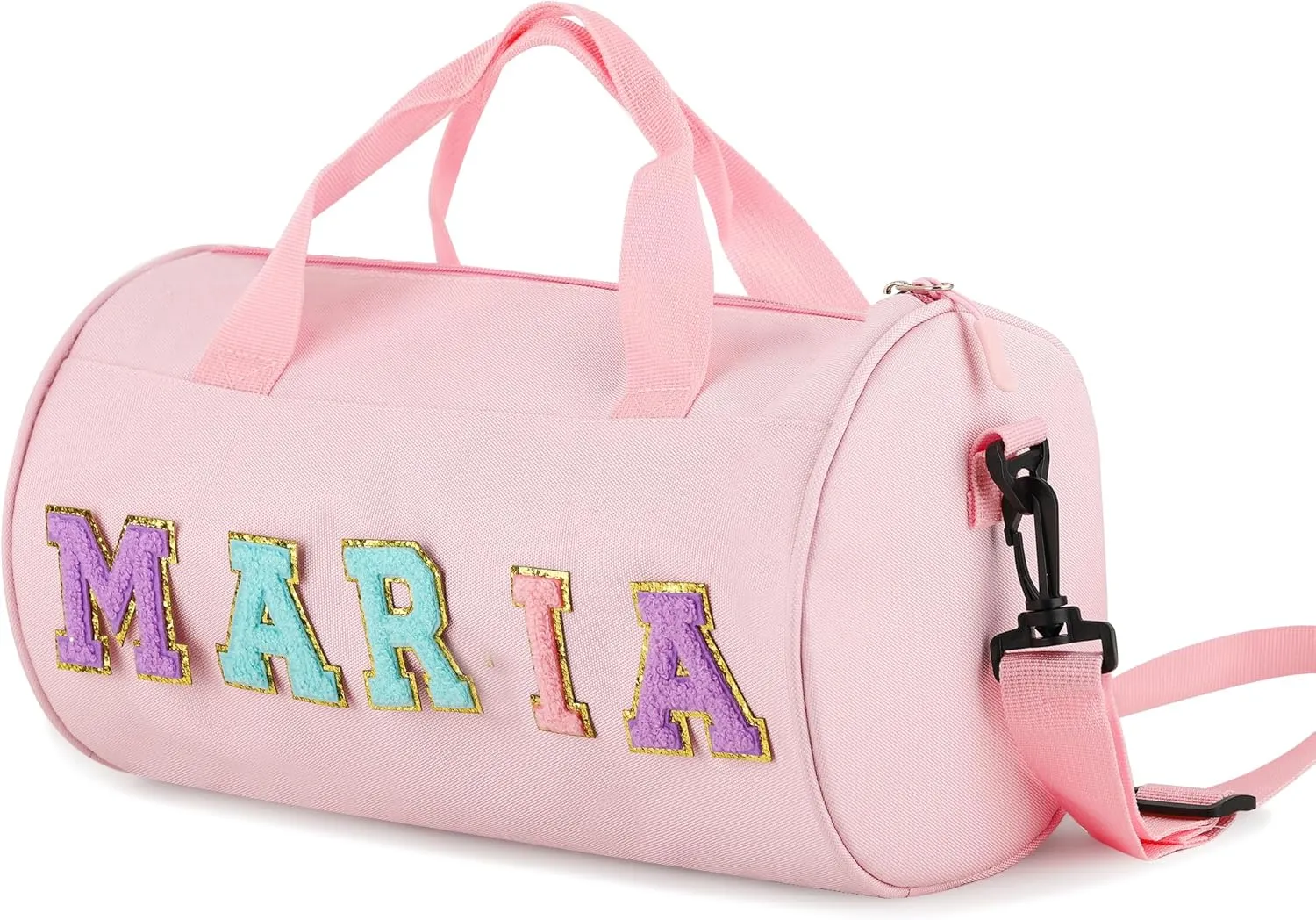 Personalized Ballet Dance Bag for Kids, Cute Duffle Bag for Girls, Adorable Toddler Bag for Travel Gift, Cheerleading Gym Bag, Custom Overnight Weekender Bag for Christmas,Stitch Name Duffle Bag
