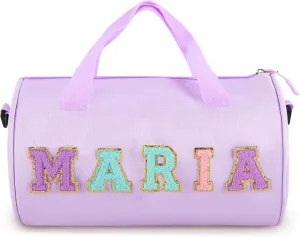 Personalized Ballet Dance Bag for Kids, Cute Duffle Bag for Girls, Adorable Toddler Bag for Travel Gift, Cheerleading Gym Bag, Custom Overnight Weekender Bag for Christmas,Stitch Name Duffle Bag