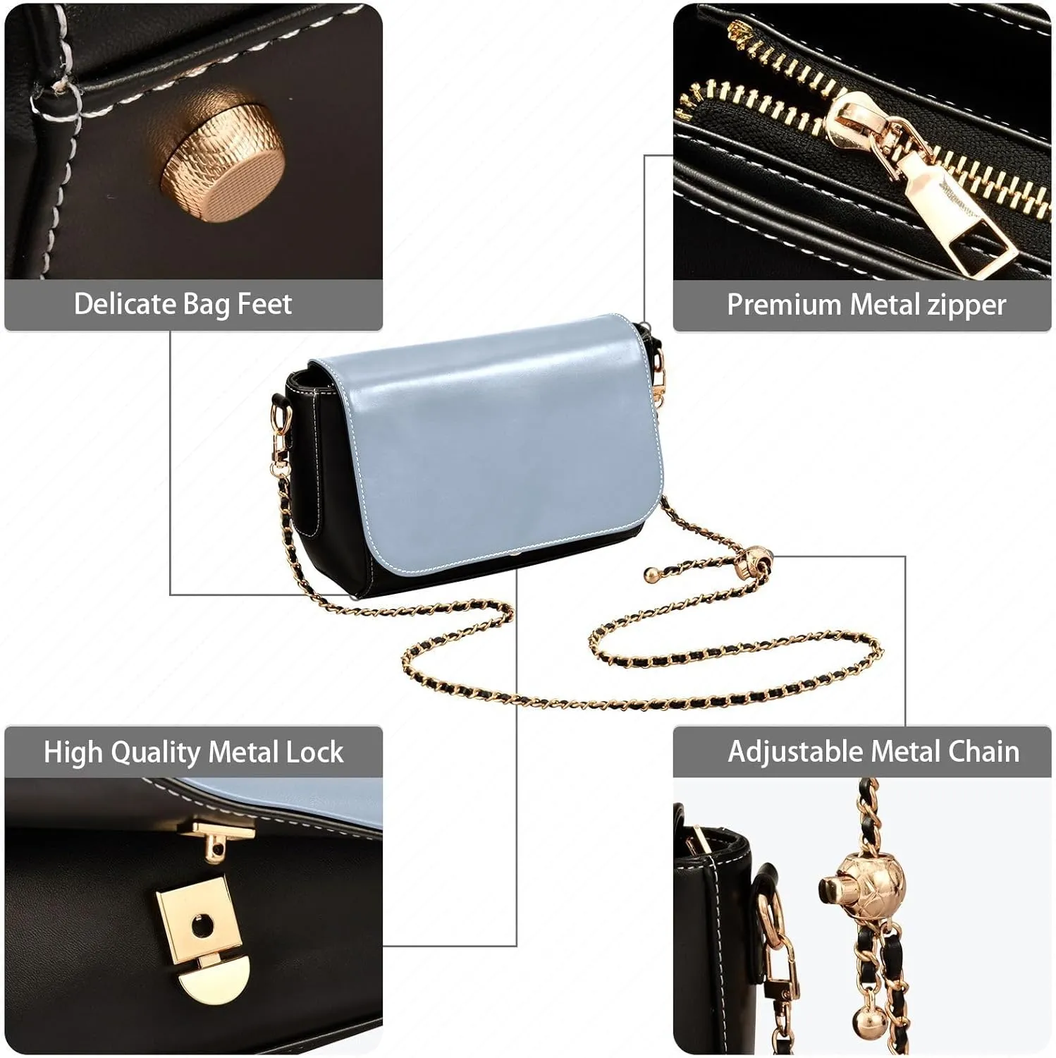 Personalized Custom Crossbody Bags For Women PU Leather Purse Handbag 208001