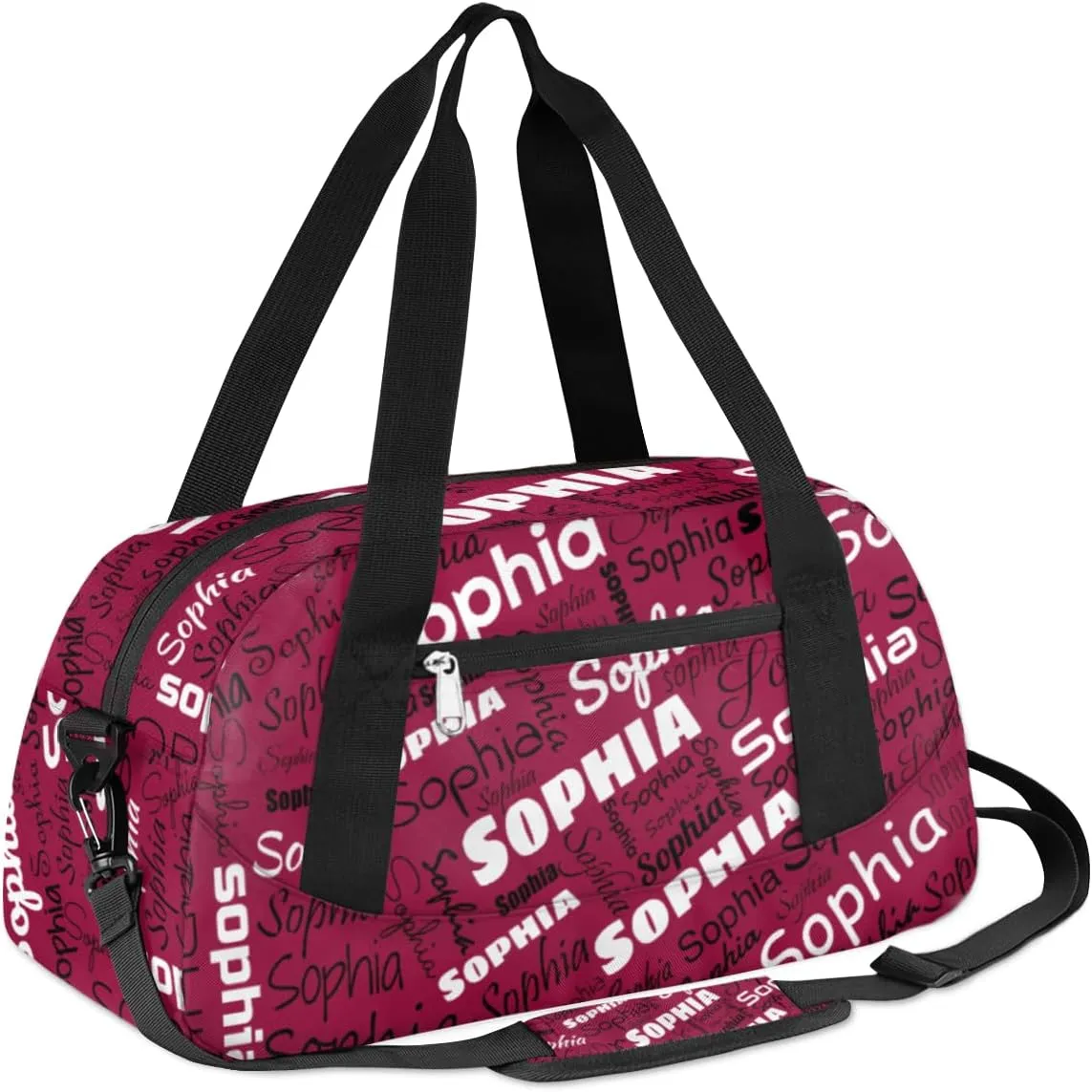 Personalized Dance Bags for Girls, Custom Kids Overnight Duffel Bag Sport Travel Duffle Bags