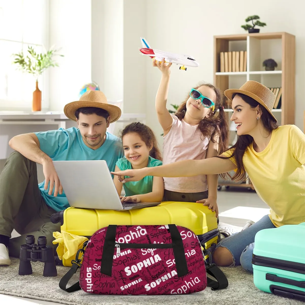 Personalized Dance Bags for Girls, Custom Kids Overnight Duffel Bag Sport Travel Duffle Bags