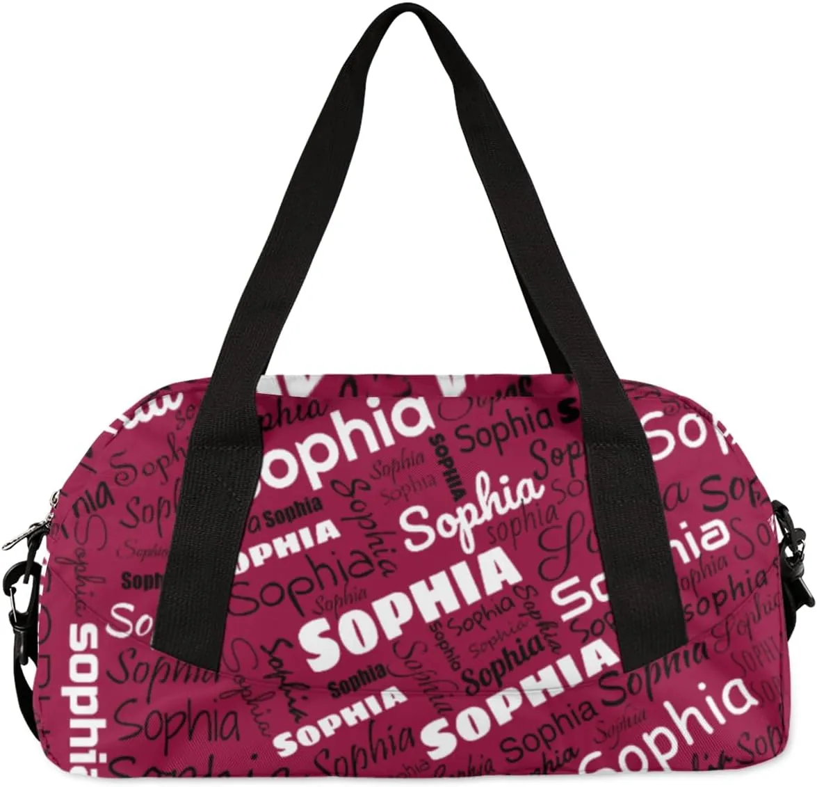 Personalized Dance Bags for Girls, Custom Kids Overnight Duffel Bag Sport Travel Duffle Bags