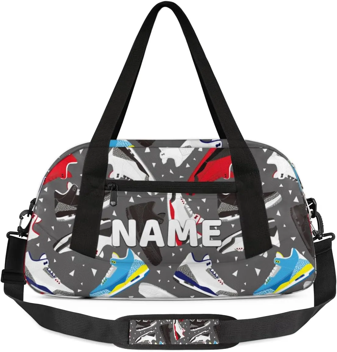 Personalized Duffel Bags Custom Travel Basketball Shoes Sports Carry On Gym Bag Cheerful Cheer Bags Weekender Bag Overnight Christmas Gift Bag for kids
