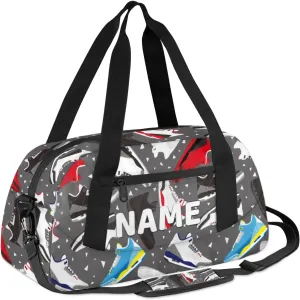 Personalized Duffel Bags Custom Travel Basketball Shoes Sports Carry On Gym Bag Cheerful Cheer Bags Weekender Bag Overnight Christmas Gift Bag for kids