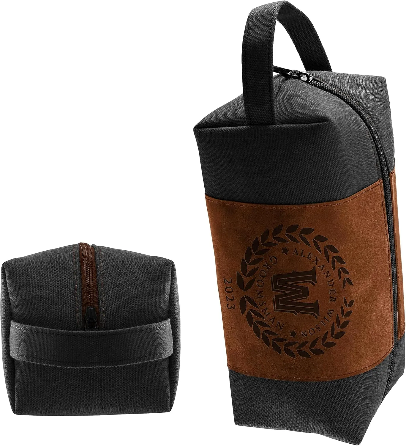 Personalized Groomsmen Gifts, Custom Men Toiletry Bags - Groomsman Gifts for Wedding