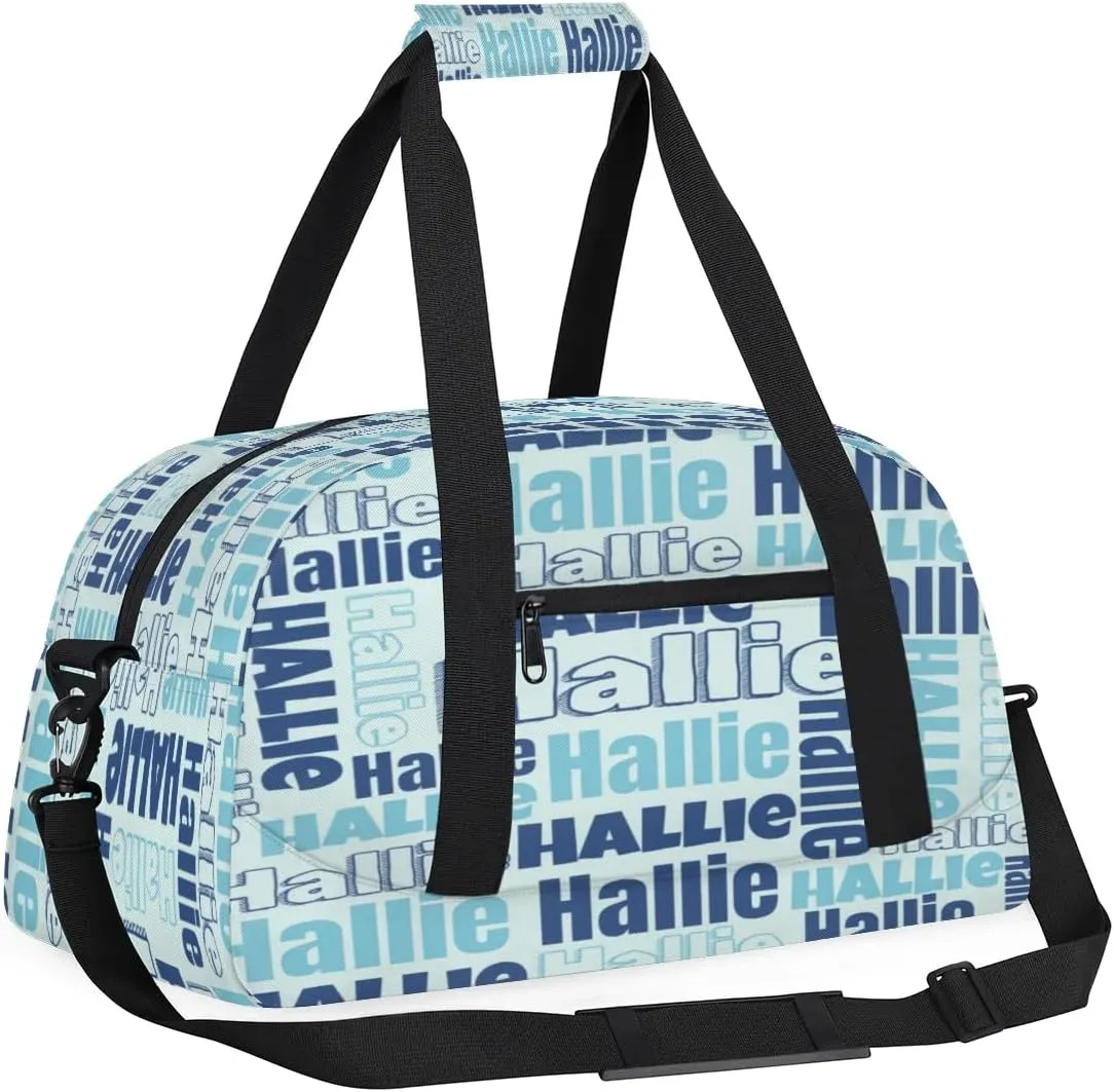 Personalized Gym Bag Duffel Bag for Girls Boys, Custom Cheerleader Bag Overnight Bags for Gymnastics Travel Sport Dance Monogrammed Name