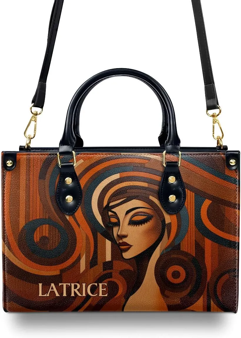 Personalized Leather Handbag For Black Women
