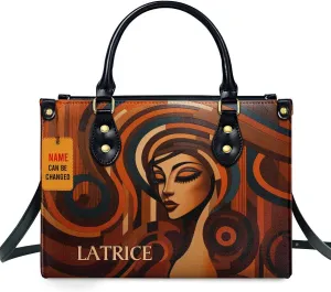 Personalized Leather Handbag For Black Women