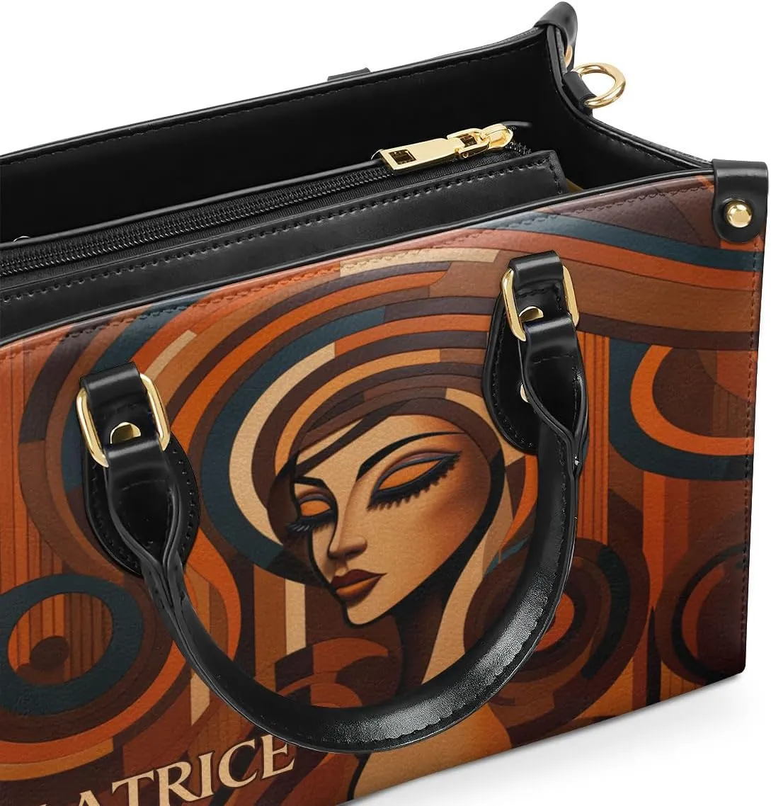Personalized Leather Handbag For Black Women