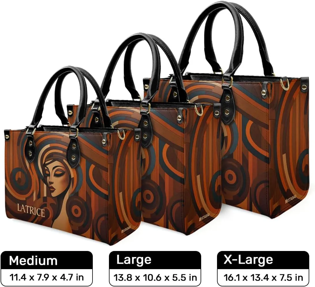 Personalized Leather Handbag For Black Women