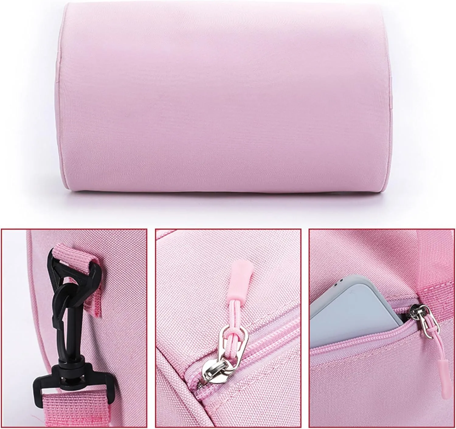 Personalized Sports Shoulder Bag Custom Child Name Kids Dance Ballet Bag Cute Travel Duffel Bag End Overnight Bag