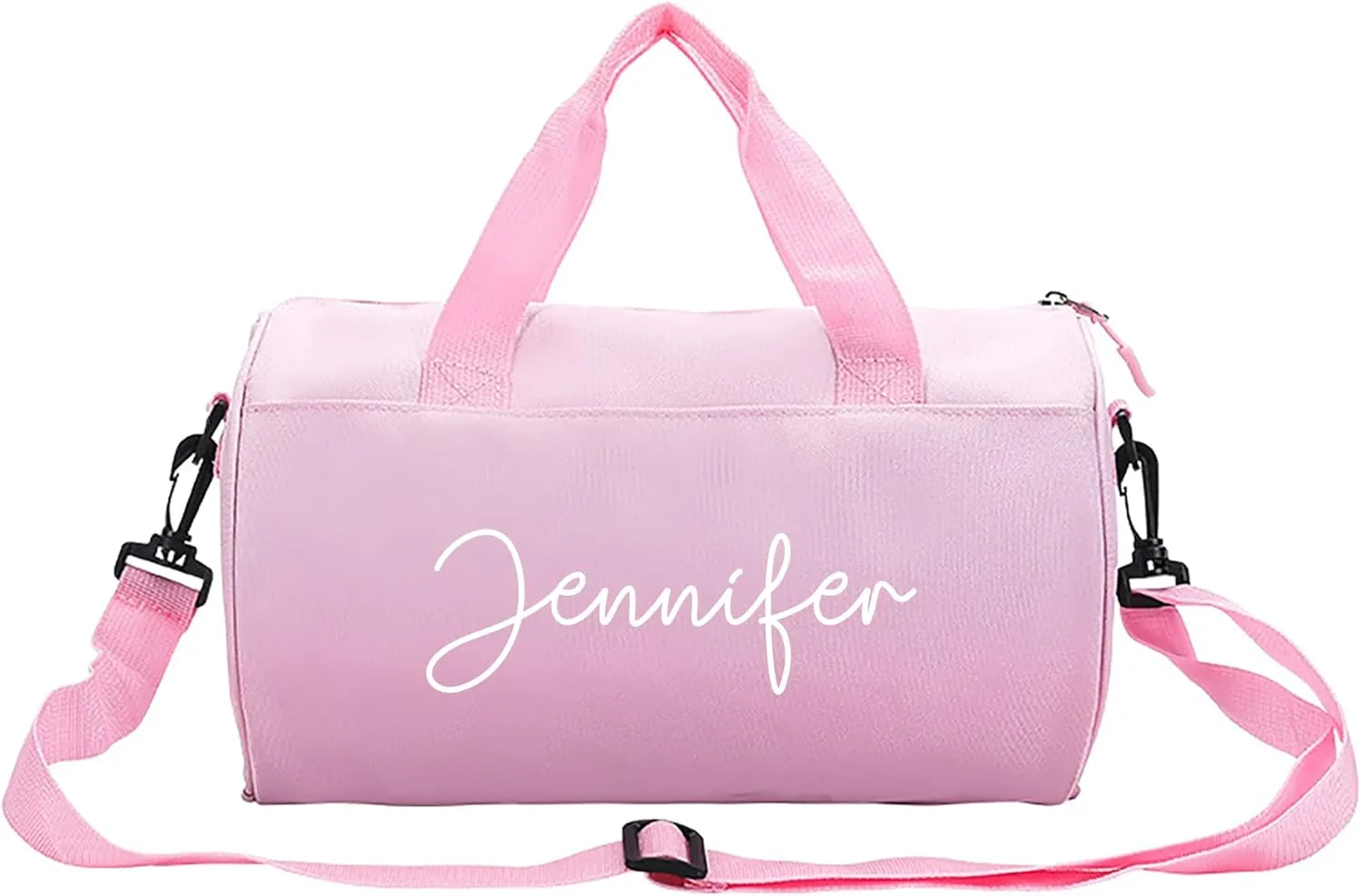 Personalized Sports Shoulder Bag Custom Child Name Kids Dance Ballet Bag Cute Travel Duffel Bag End Overnight Bag