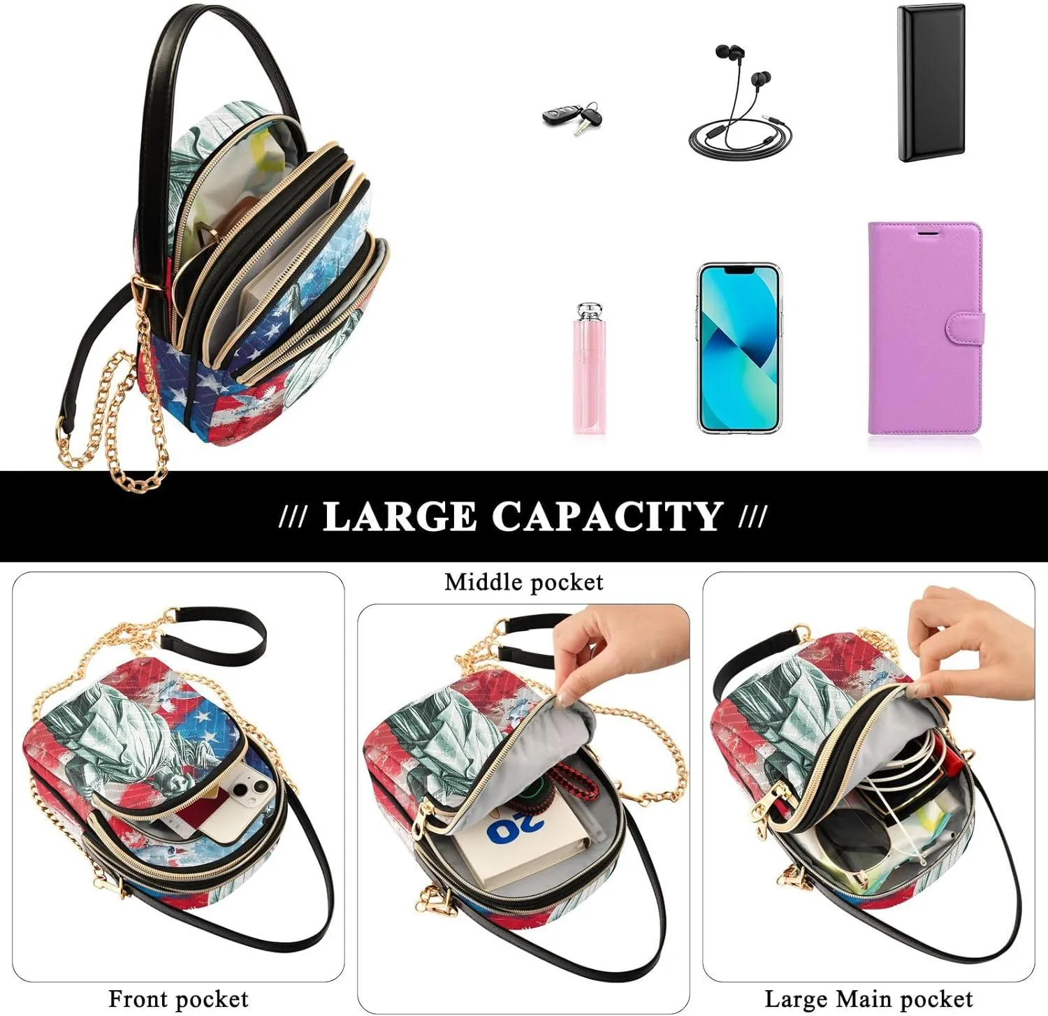 Phone Purse Women Small Cell Wallet Crossbody Bags Women's Crossbody Handbags Mini Shoulder Bag