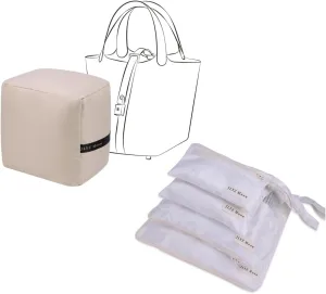 Picotin 18 Bag Pillow and 4Set Travel Packing Organizer(Snowflake)