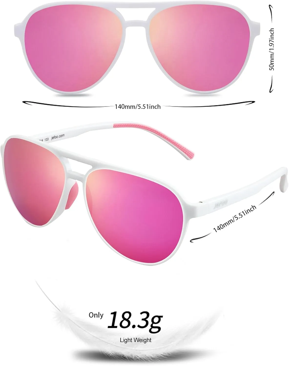Polarized Aviator Sunglasses for Women Men Retro Trendy Sports Sunglasses for Outdoor UV400 Protection