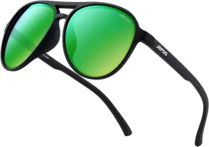 Polarized Aviator Sunglasses for Women Men Retro Trendy Sports Sunglasses for Outdoor UV400 Protection