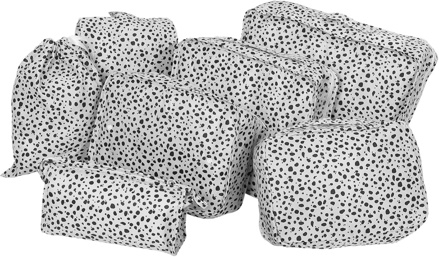Portable Cosmetics Storage Bag for Women 8 Sizes Pouches for Travel Organization