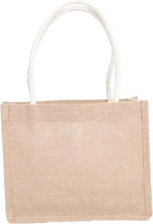 PRETYZOOM Single Shoulder Pouch Shopping Pouch Tote Bag Made of Jute for Book Bags Party Favors