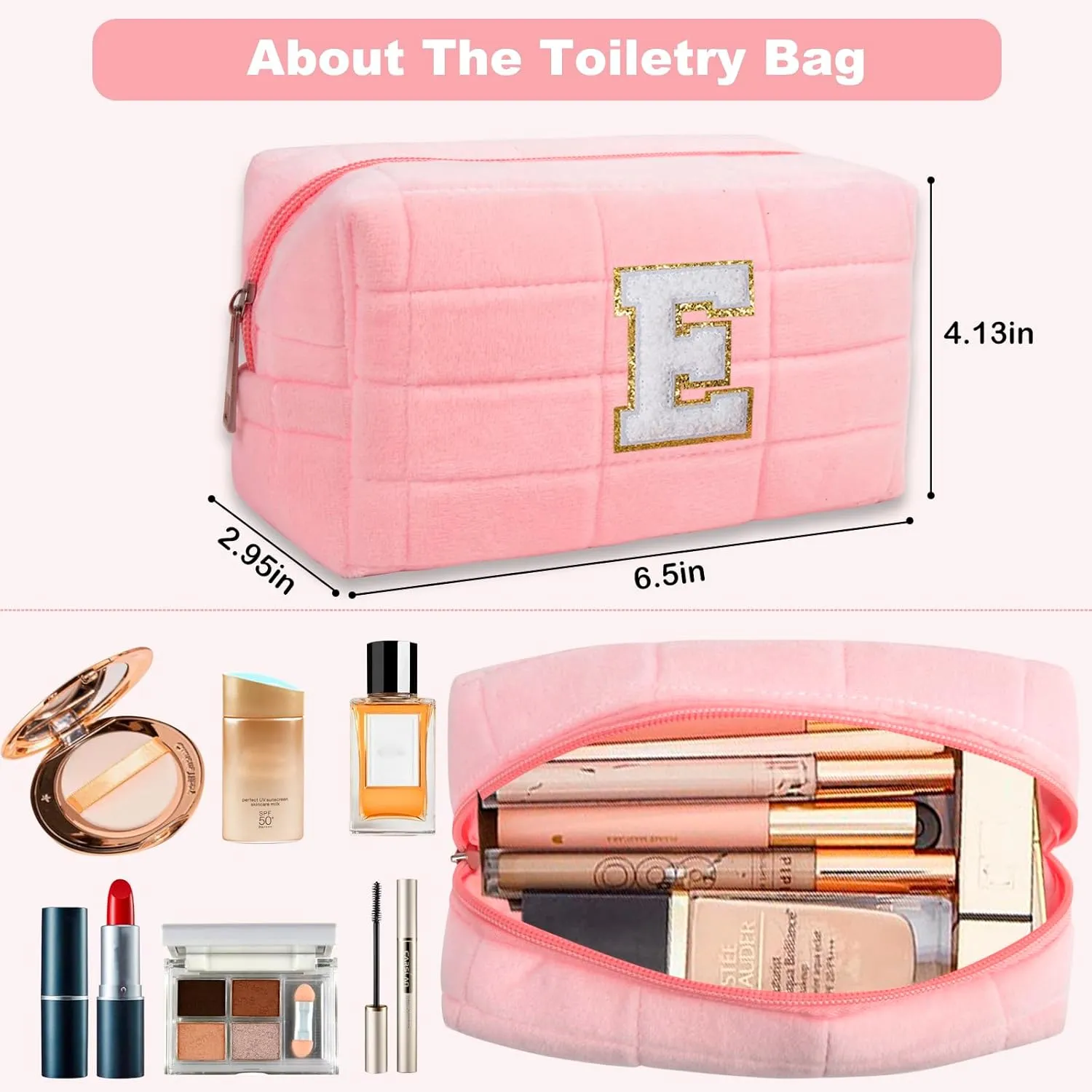 QZUnique Mothers Day Gifts - Initial Birthday Gift Travel Tote Bag for Mom Girl Women Work Nurse Overnight Bag Trolley Sleeve