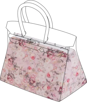 Rayon Purse Pillow Shaper Insert, unique pattern handbag shapers, Memory Foam, for Birkin 25/30/35/40 bags (BK30,Kaleidoscope)