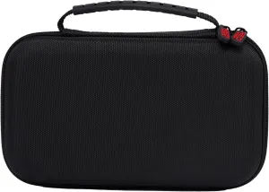 RED by Kiss Men Grooming Portable Organizer BagTravel Pouch (Black) Organize Shaver Trimmer Clipper Hair Comb Convenient Mesh Inner Pocket, Hard Zipper, Handle, Water Resistant Exterior