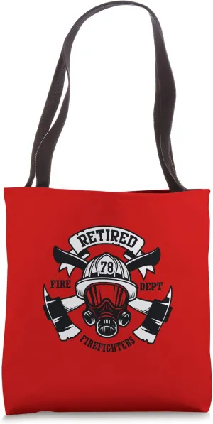 Retired Firefighters Tribute - Custom Front & Back Tote Bag