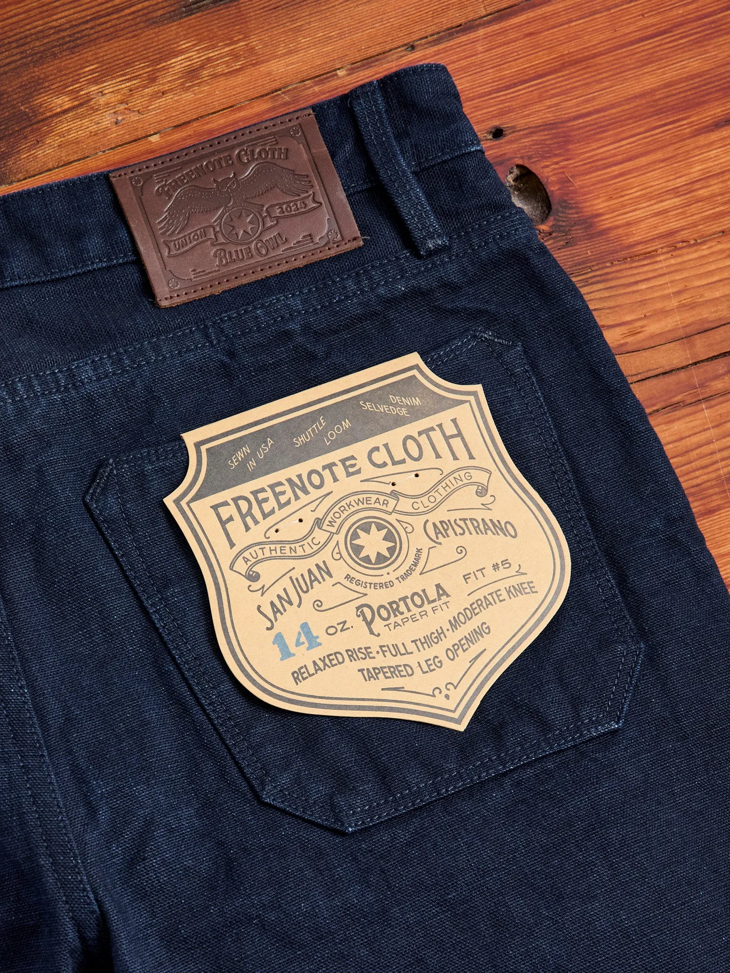 Rialto Pant in Rinsed Indigo