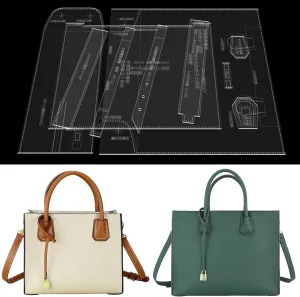 RIVEENY Handbag Shoulder Bag Acrylic Template,Leather Pattern Acrylic Leather Pattern Leather Templates for Women's Handbags Shoulder Bag