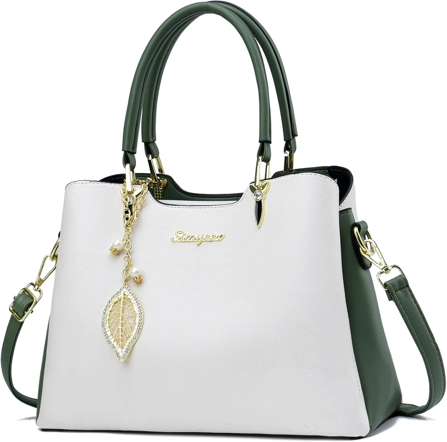 Satchel Purses and Handbags for Women PU Leather Tote Top Handle Shoulder Bags Ladies Crossbody Bags