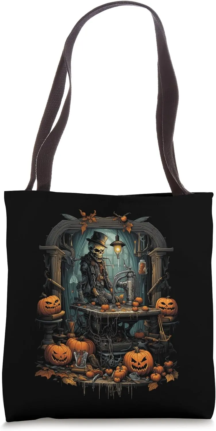 Shoemaker Halloween Custom Graphic Tees for Men Tote Bag