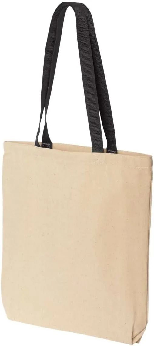 shop4ever Personalized Custom Design Your Own Cotton Canvas Tote Reusable Shopping Bag