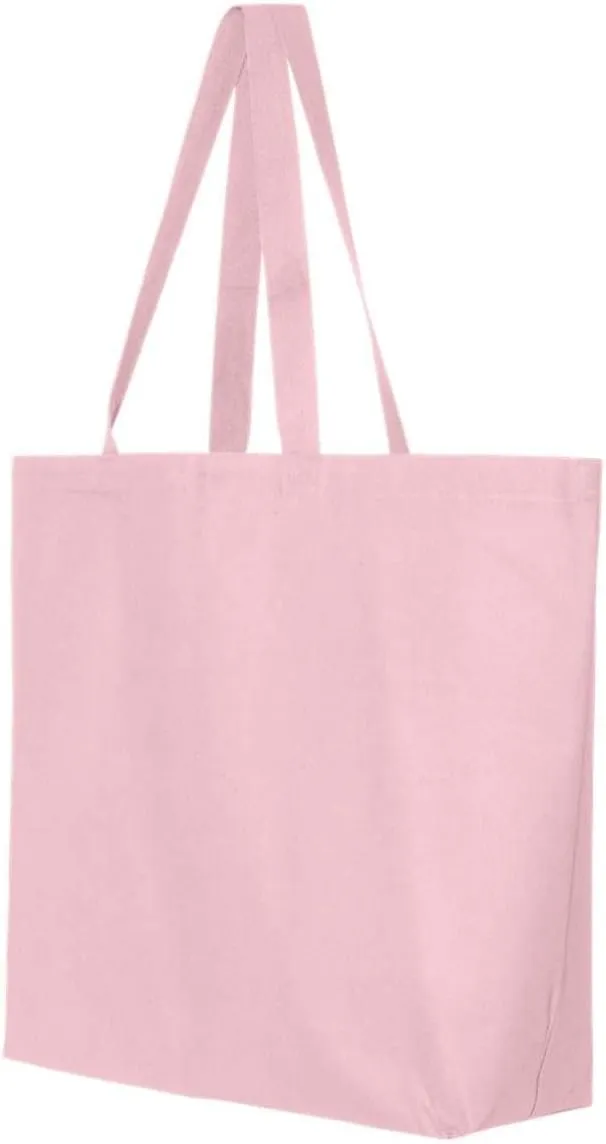 shop4ever Personalized Custom Design Your Own Jumbo Heavy Canvas Tote Reusable Shopping Bag