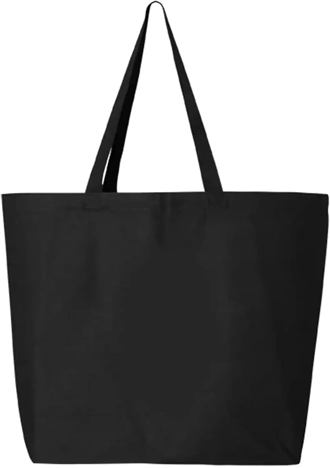 shop4ever Personalized Custom Design Your Own Jumbo Heavy Canvas Tote Reusable Shopping Bag