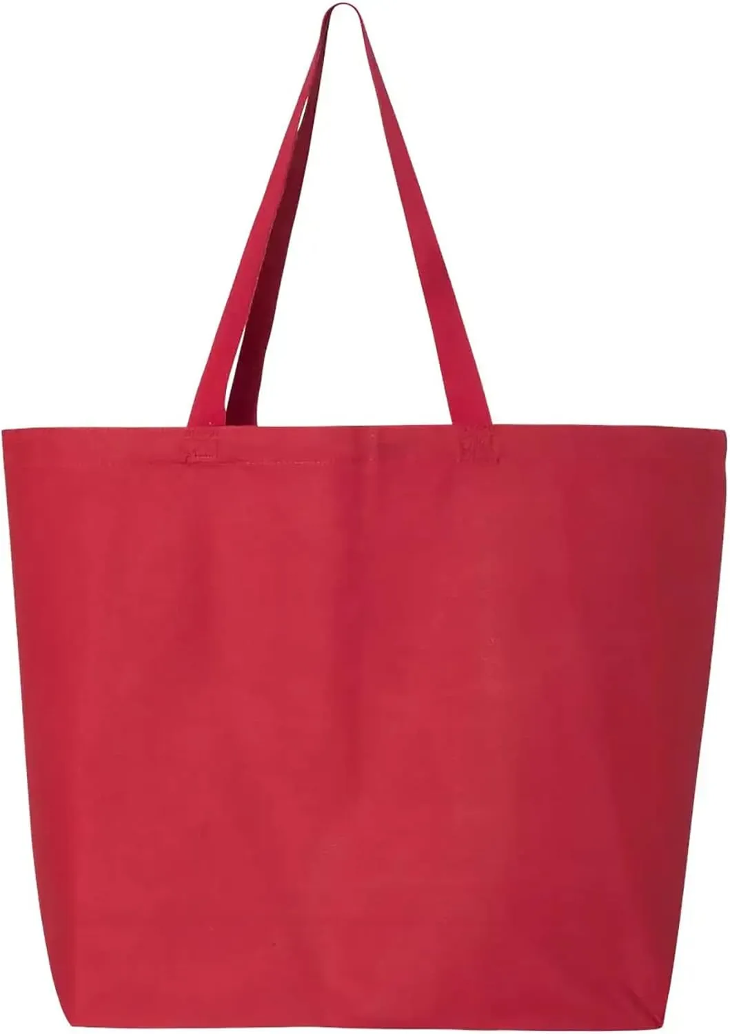 shop4ever Personalized Custom Design Your Own Jumbo Heavy Canvas Tote Reusable Shopping Bag