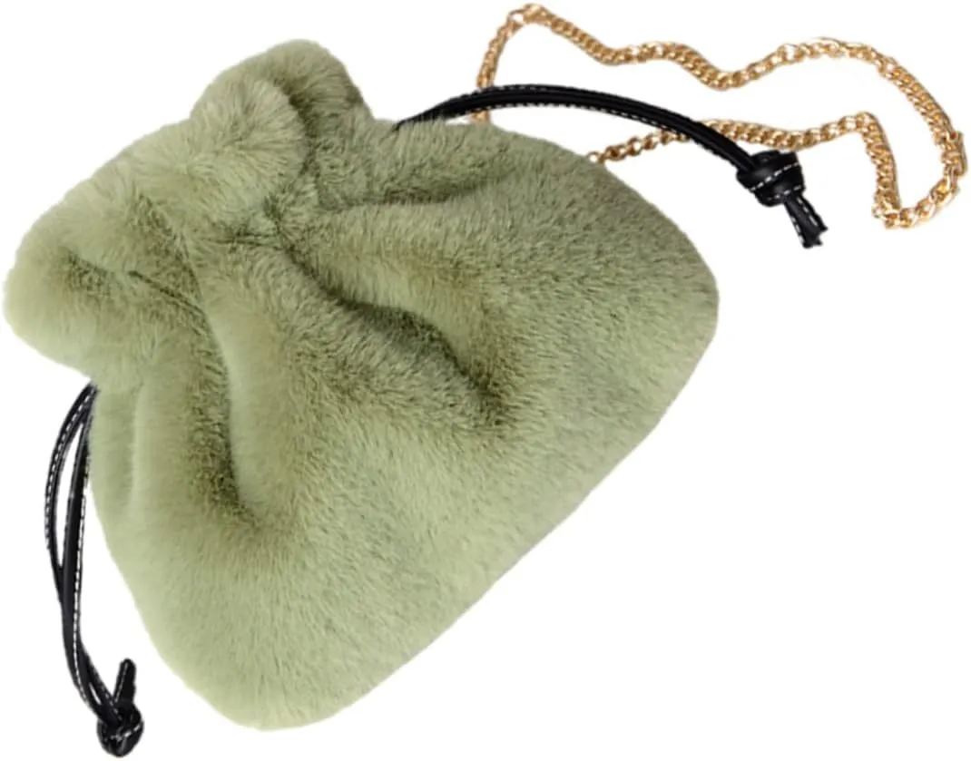 Shopping Plush Bag Single-shoulder Bag Closure Fashion and Skin-friendly