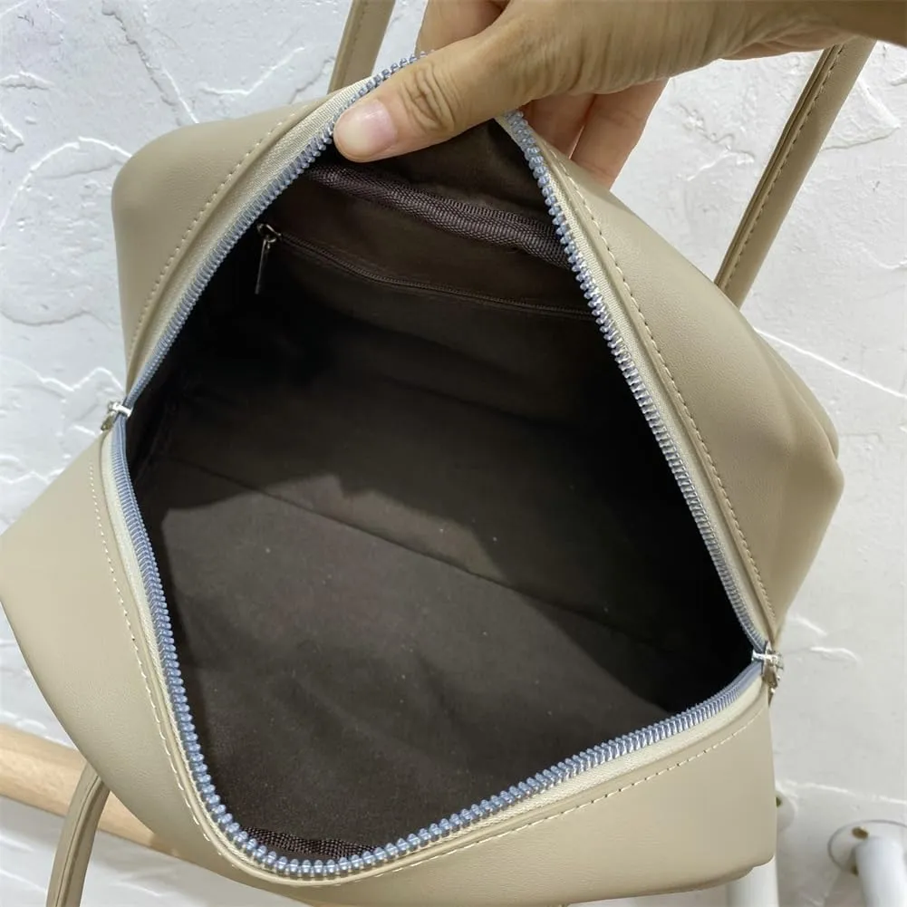 Shoulder Bags for Women Trendy Leather Boston Bag Underarm Handbags Satchel Top Handle Bag with Small Wallet 2025